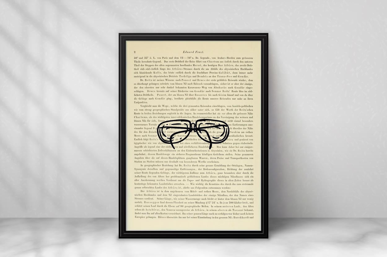 Retro Brille