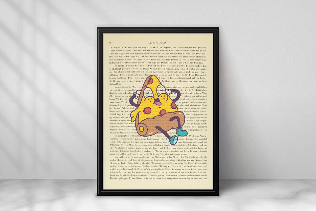 Entspannte Pizza