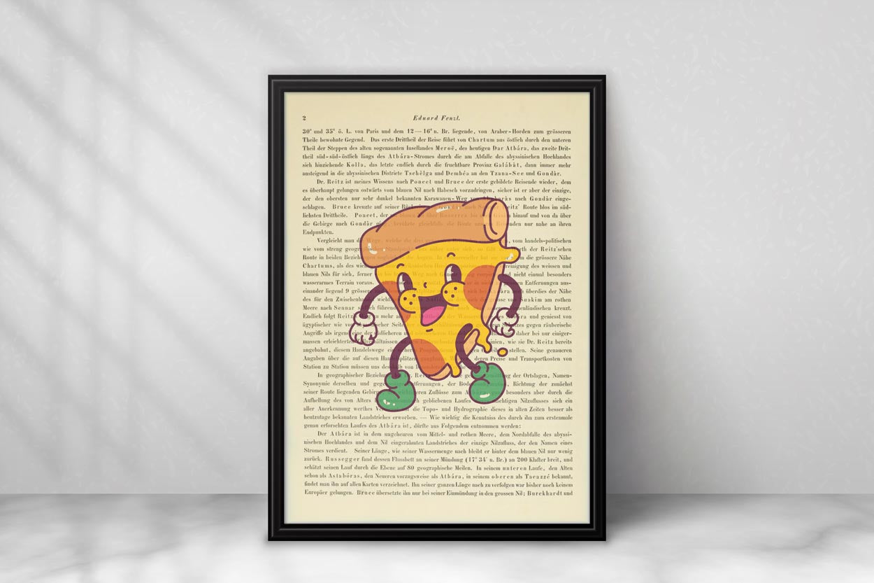 Fröhliche Pizza