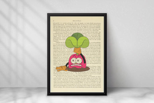 Schockiertes Radieschen