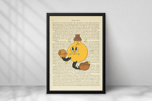 Hoffnungsvolle Glühbirne