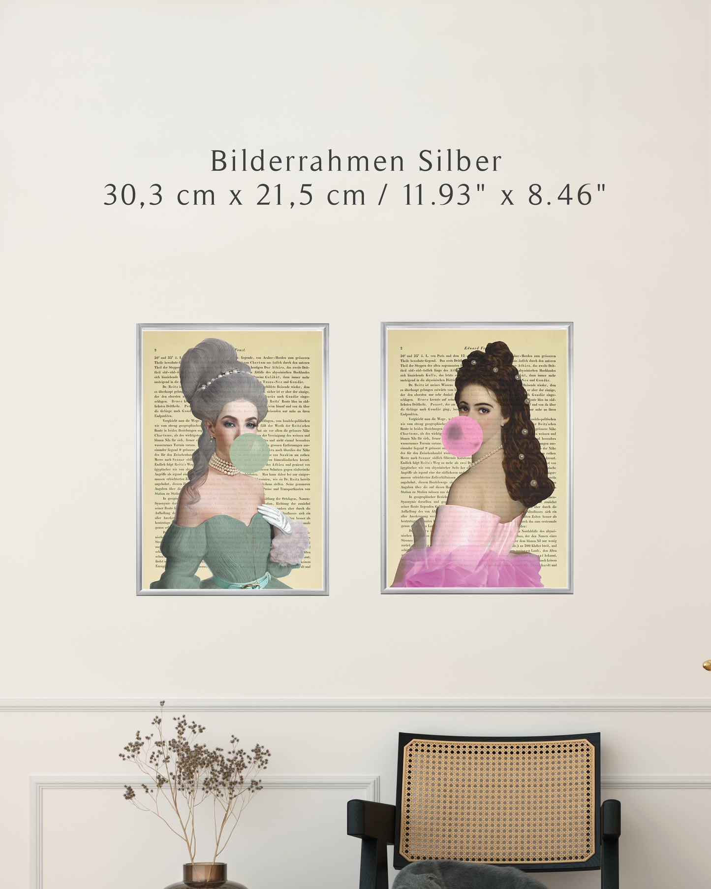 Sissi & Marie-Antoinette, Neuinterpretation - 2er Kombination - Print