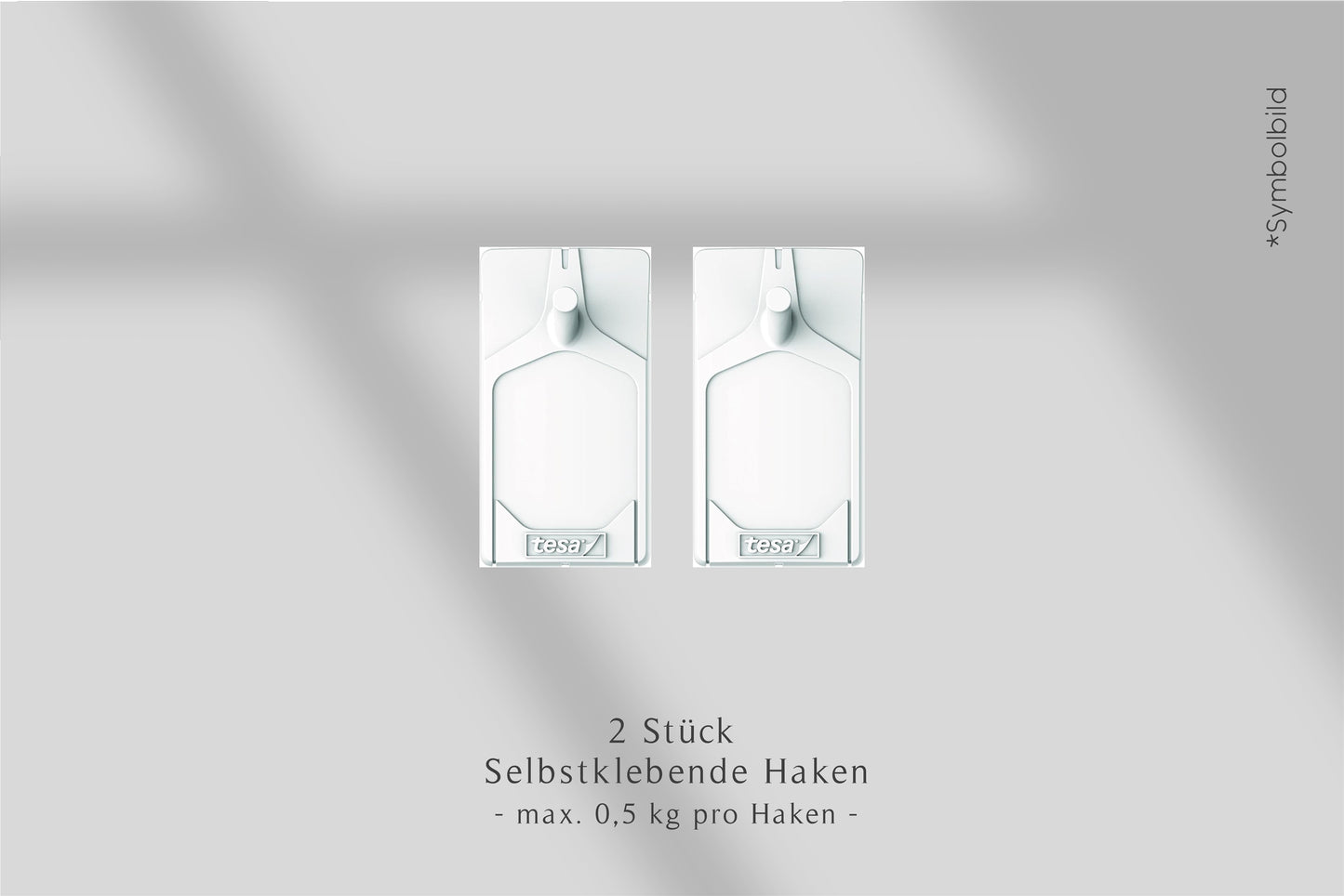 Klebehaken 2er-Pack