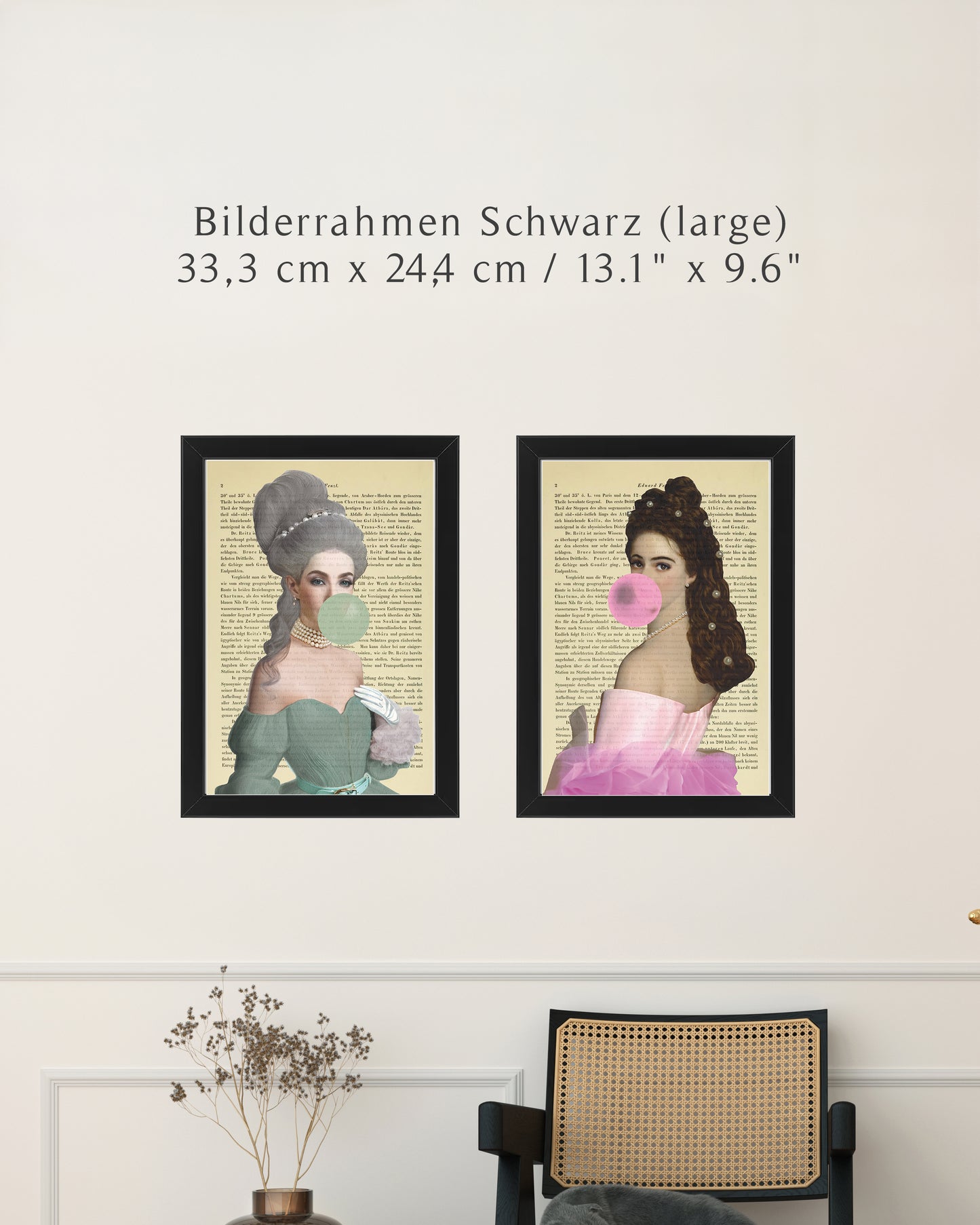 Sissi & Marie-Antoinette, Neuinterpretation - 2er Kombination - Print