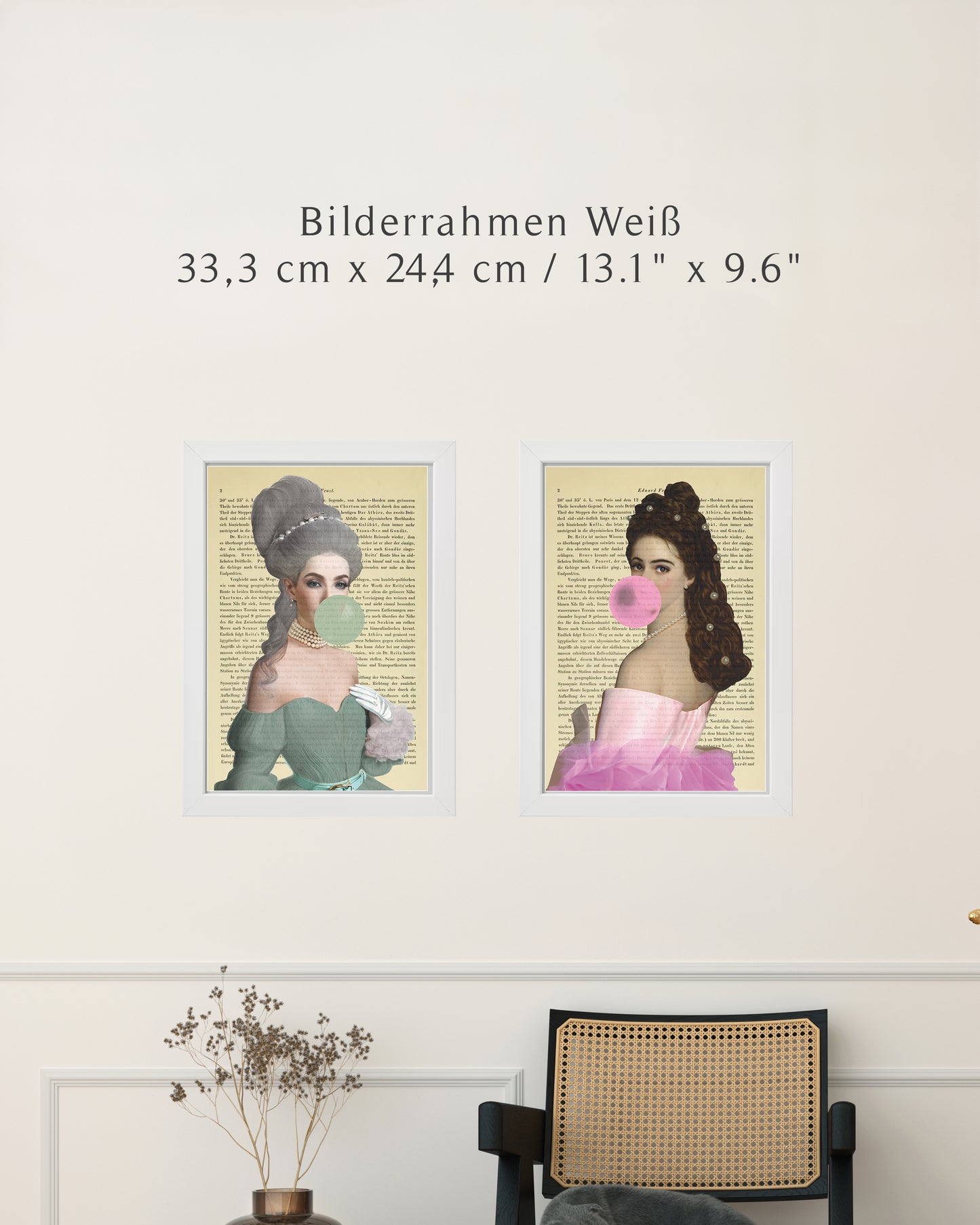 Sissi & Marie-Antoinette, Neuinterpretation - 2er Kombination - Print