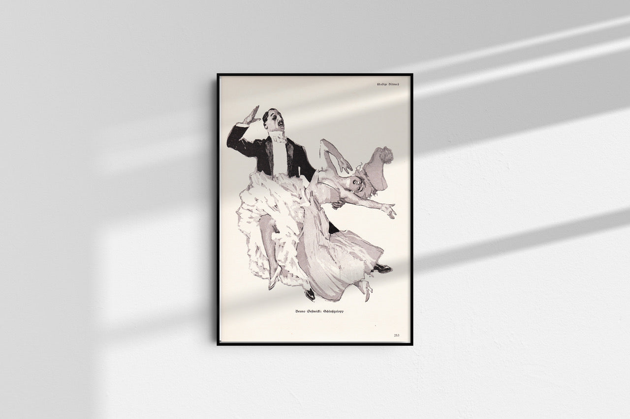 Tanz im Jugendstil - Orignal Print 1920