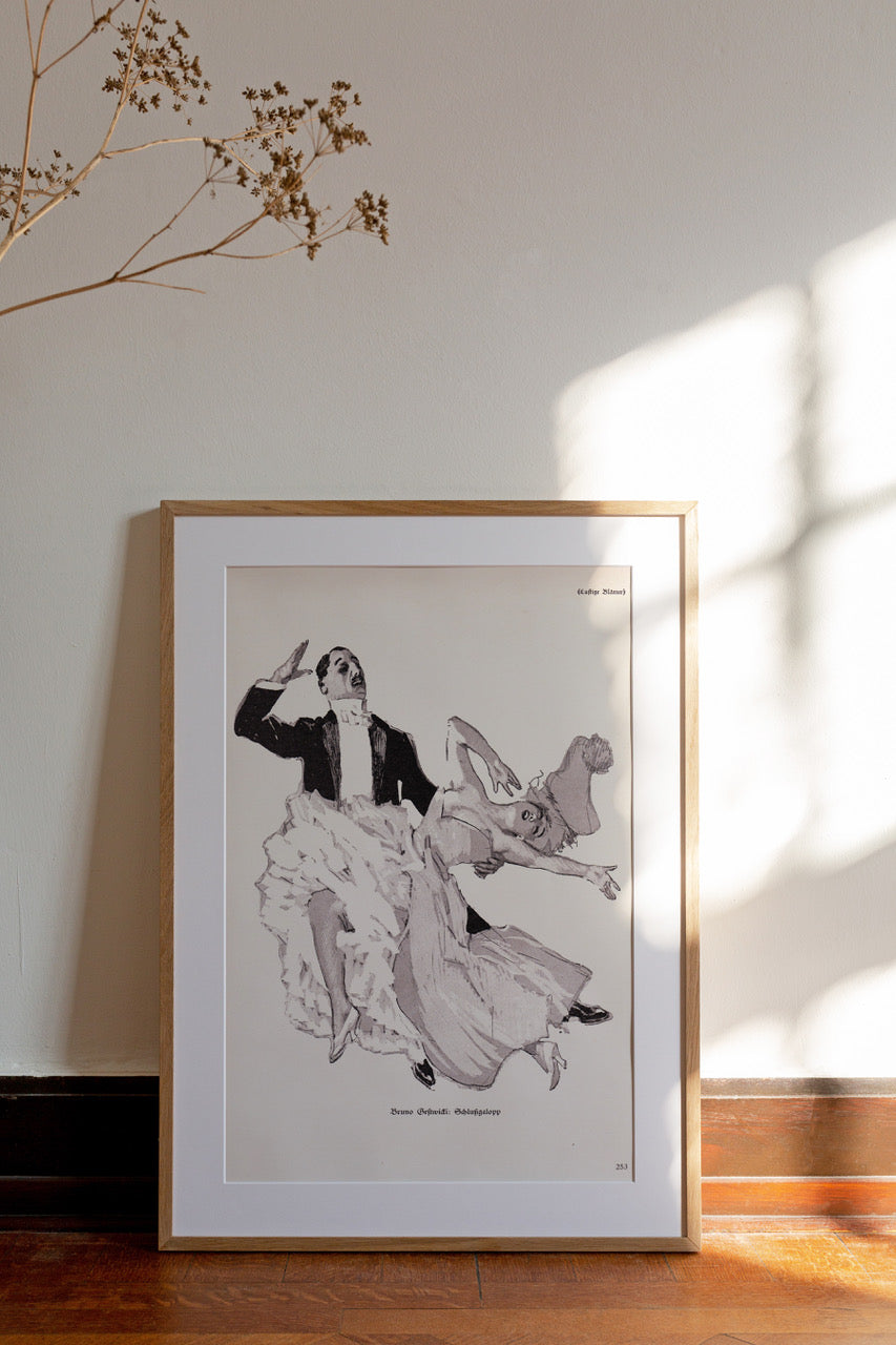 Tanz im Jugendstil - Orignal Print 1920
