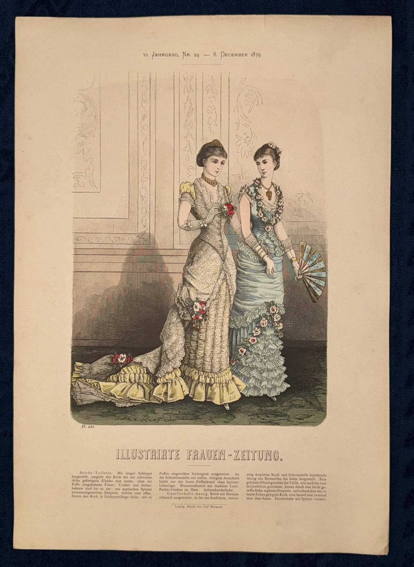 1879 Ballkleider Vintage Damenmode Festmode Abendkleider