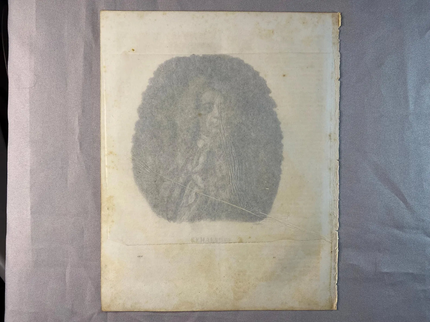1856 Georg Friedrich Händel Original Stahlstich | Barockmusik Portrait Porträt Komponist