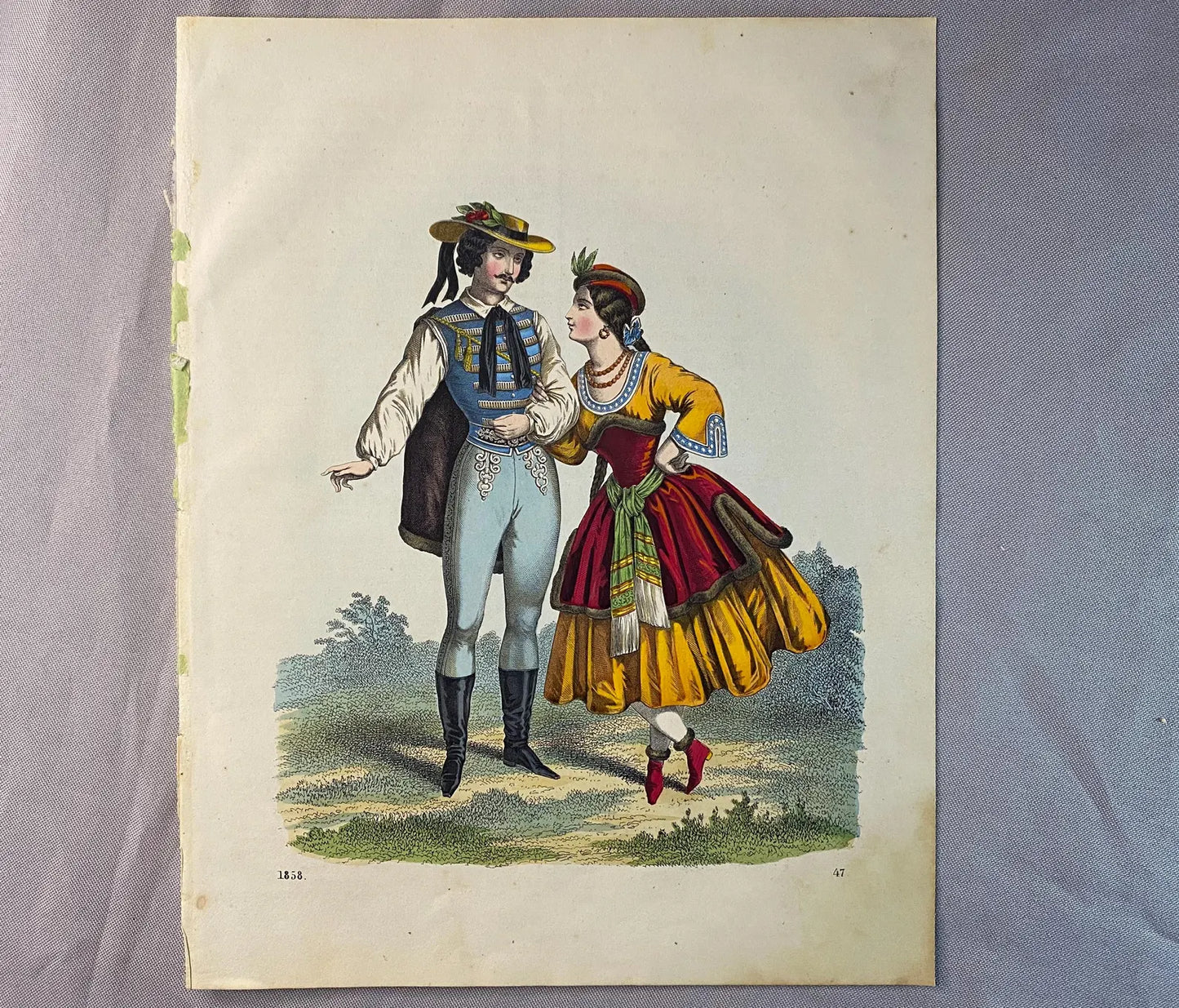 Balkan Trachten Ungarn Südosteuropa 1858 Volkskunde Kostüme Osteuropa Mode