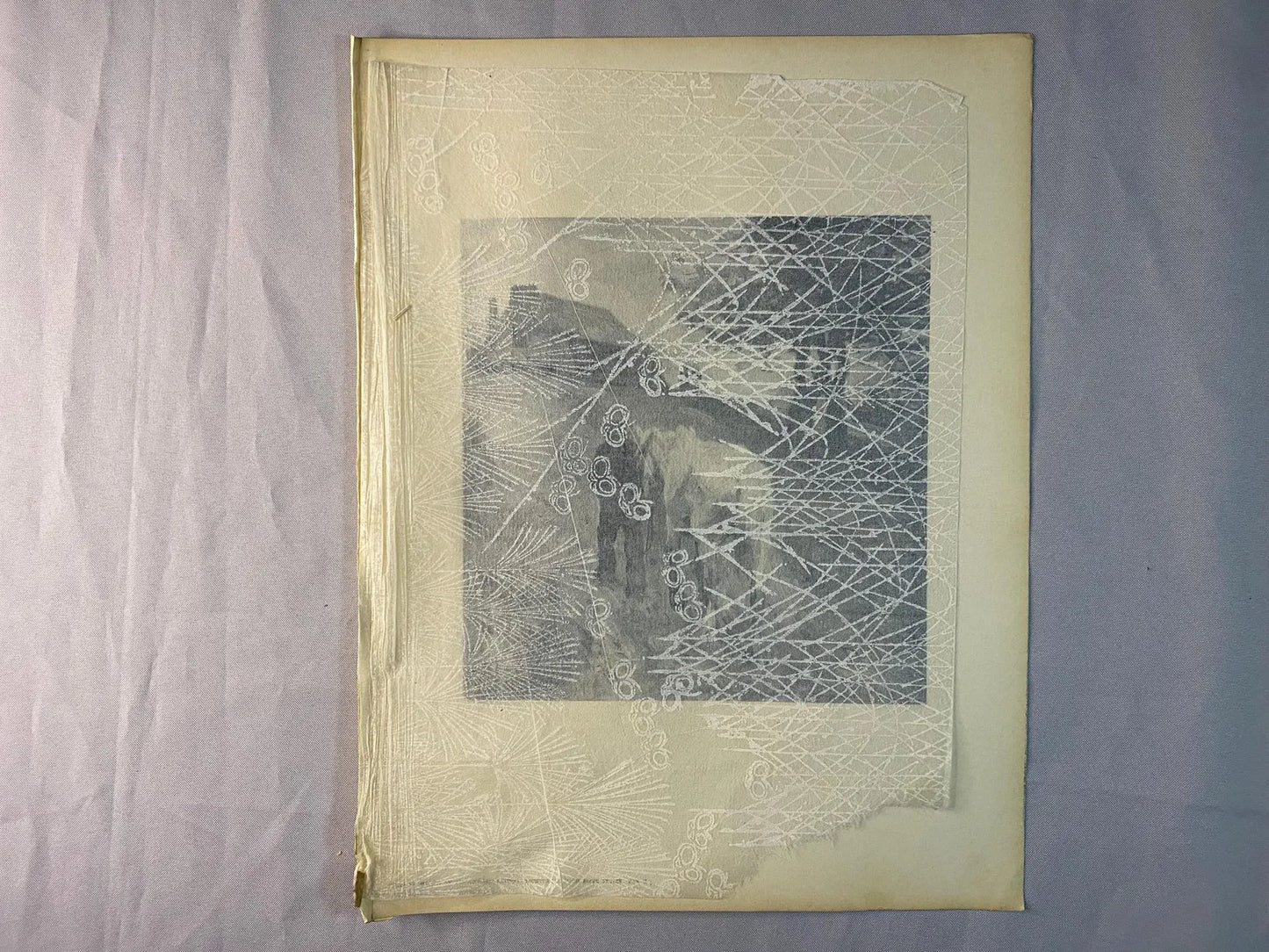 Original Druck Thomas Herbst 1900 | Bauer mit Pferd auf dem Feldweg