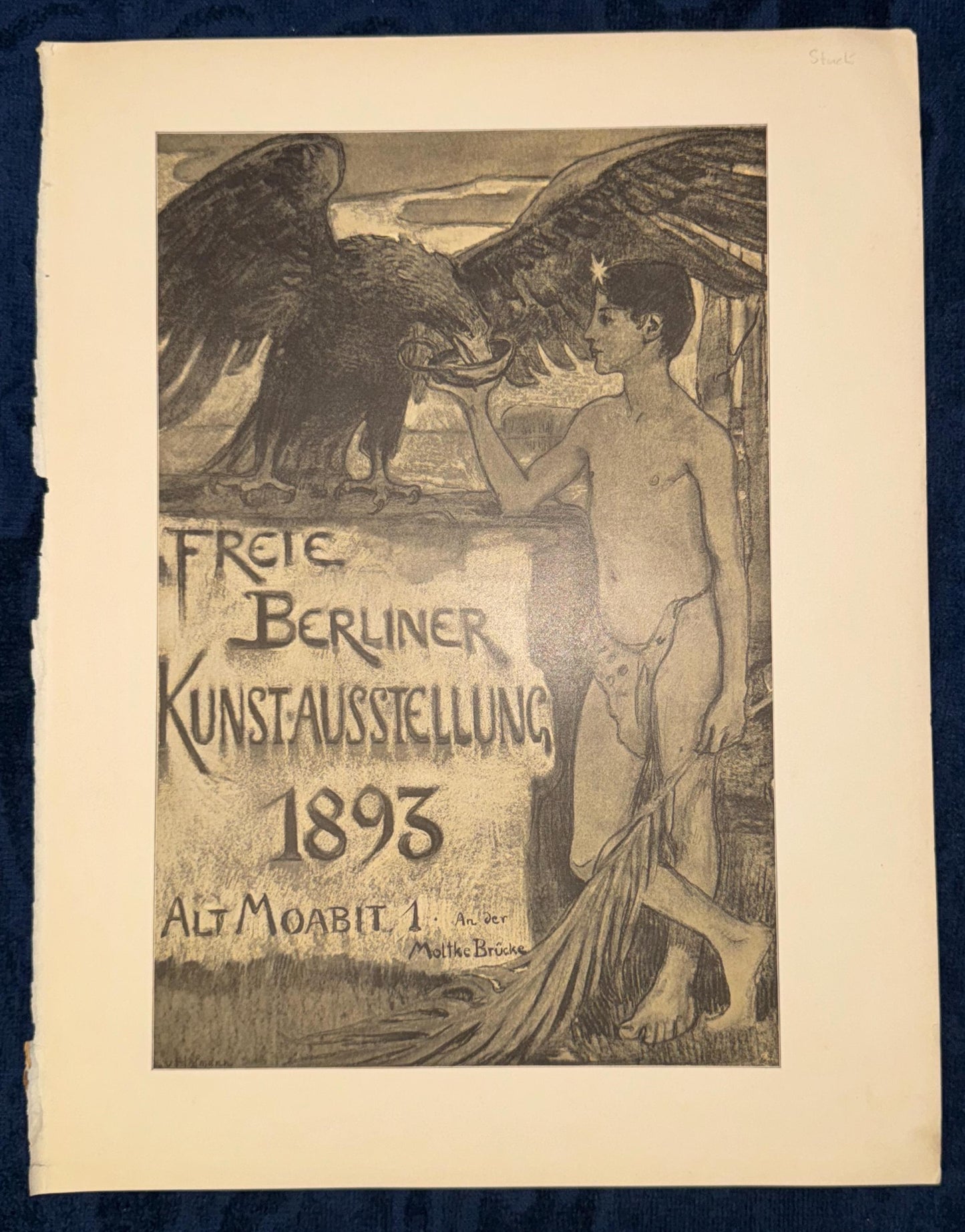 Freie Berliner Kunstausstellung 1893 Plakatentwurf