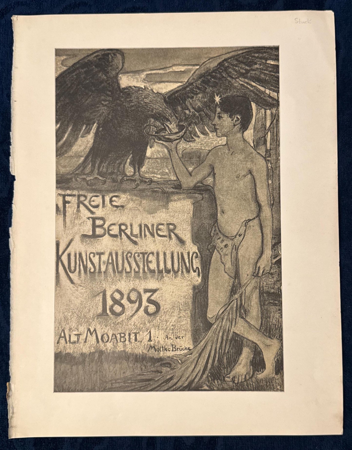 Freie Berliner Kunstausstellung 1893 Plakatentwurf