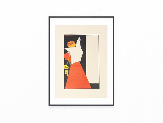 Original Jugendstil-Plakatillustration von Mabel Dearmer
