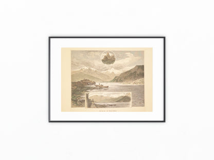Original Darstellung Zell am See Salzburg 1880