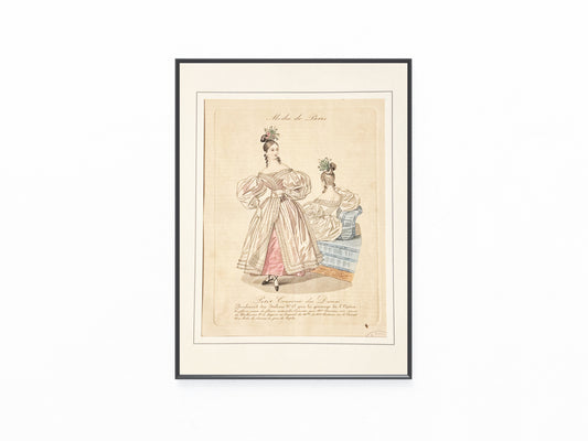 Modekupfer Modes de Paris 1835 | Petit Courrier des Dames
