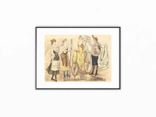Veuve Clicquot Damen der Moderne Lithografie 1895