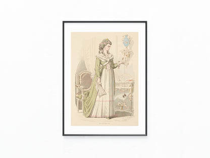 Original Damenmode 1791 Mode Lithografie