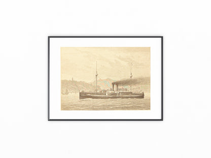 1880 Chinesische Panzerkorvette Ting-Yuen | Historische Marine China