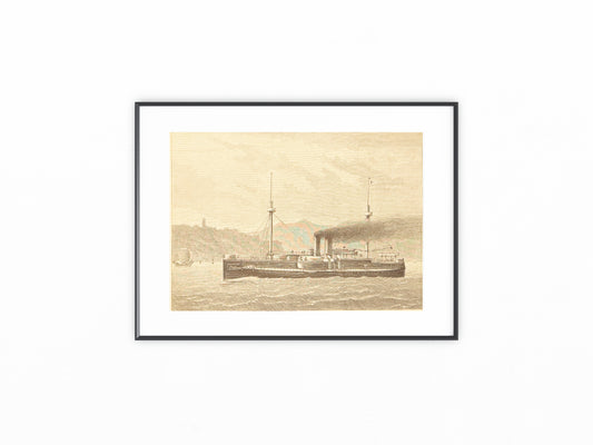 1880 Chinesische Panzerkorvette Ting-Yuen | Historische Marine China