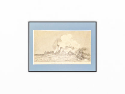 1894 Panzerschiff Brandenburg der Kaiserlichen Marine | Maritime Feuerkraft Militär