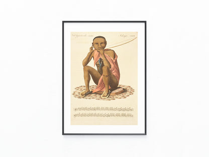 1840 Original Darstellung Melanges | Ethnographie Musik