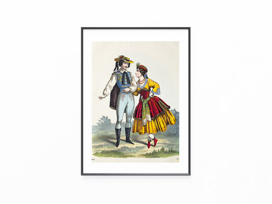 Balkan Trachten Ungarn Südosteuropa 1858 Volkskunde Kostüme Osteuropa Mode
