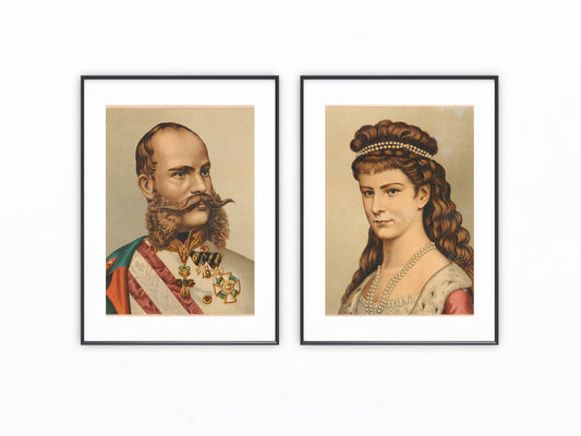 Kaiserin Elisabeth & Kaiser Franz Joseph 1880