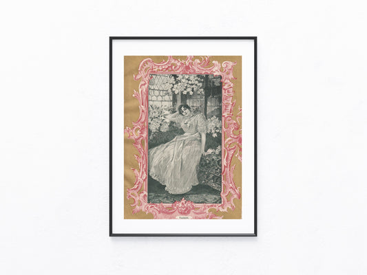 Verliebt Jugendstil Original 1900 | Seltene Liebesdarstellung