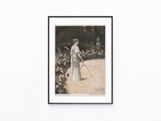 Jugendstil Original Kunstdruck Lygia Stachiewicz 1900