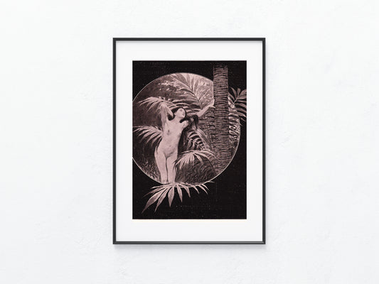 Eva im Paradies - Original Print