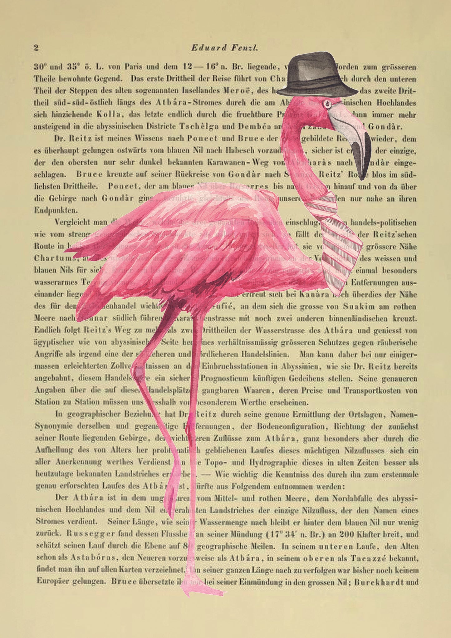 Just married, Flamingo - 2er Kombination
