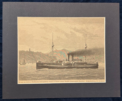 1880 Chinesische Panzerkorvette Ting-Yuen | Historische Marine China