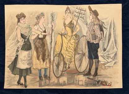 Veuve Clicquot Damen der Moderne Lithografie 1895