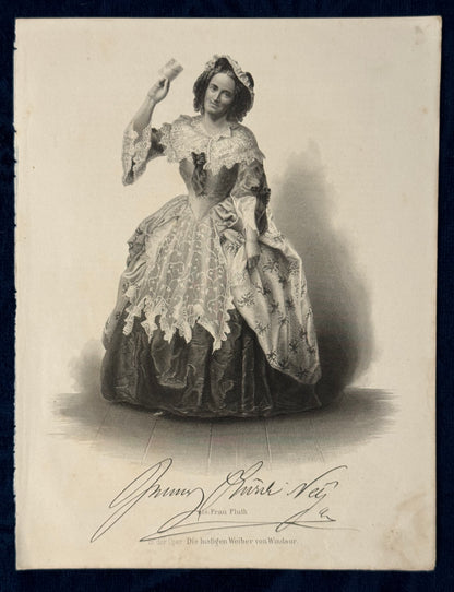 Original Frau Fluth 1860 | Die lustigen Weiber von Windsor