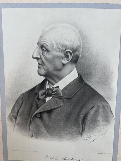 Lithographie Dr. Anton 1896