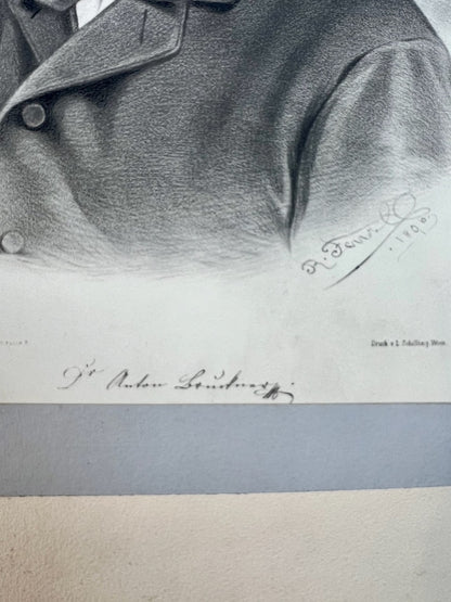 Lithographie Dr. Anton 1896