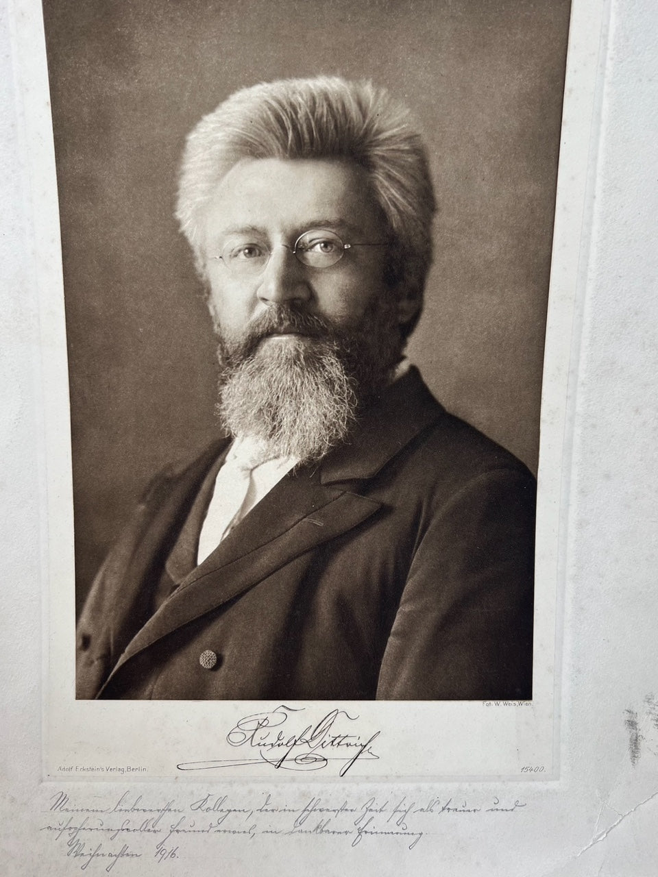 Lithographie Rudolf Dittrich 1916