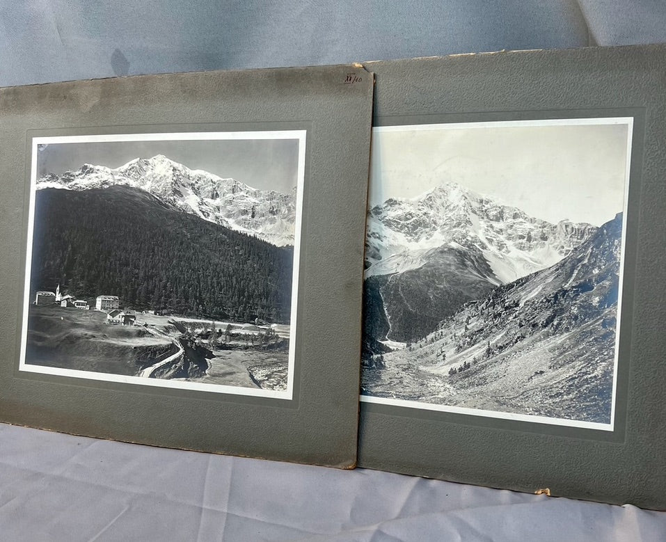 Ortler Photographien Zaytal Sulden Südtirol 1910