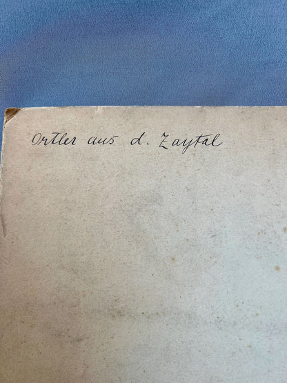 Ortler Photographien Zaytal Sulden Südtirol 1910