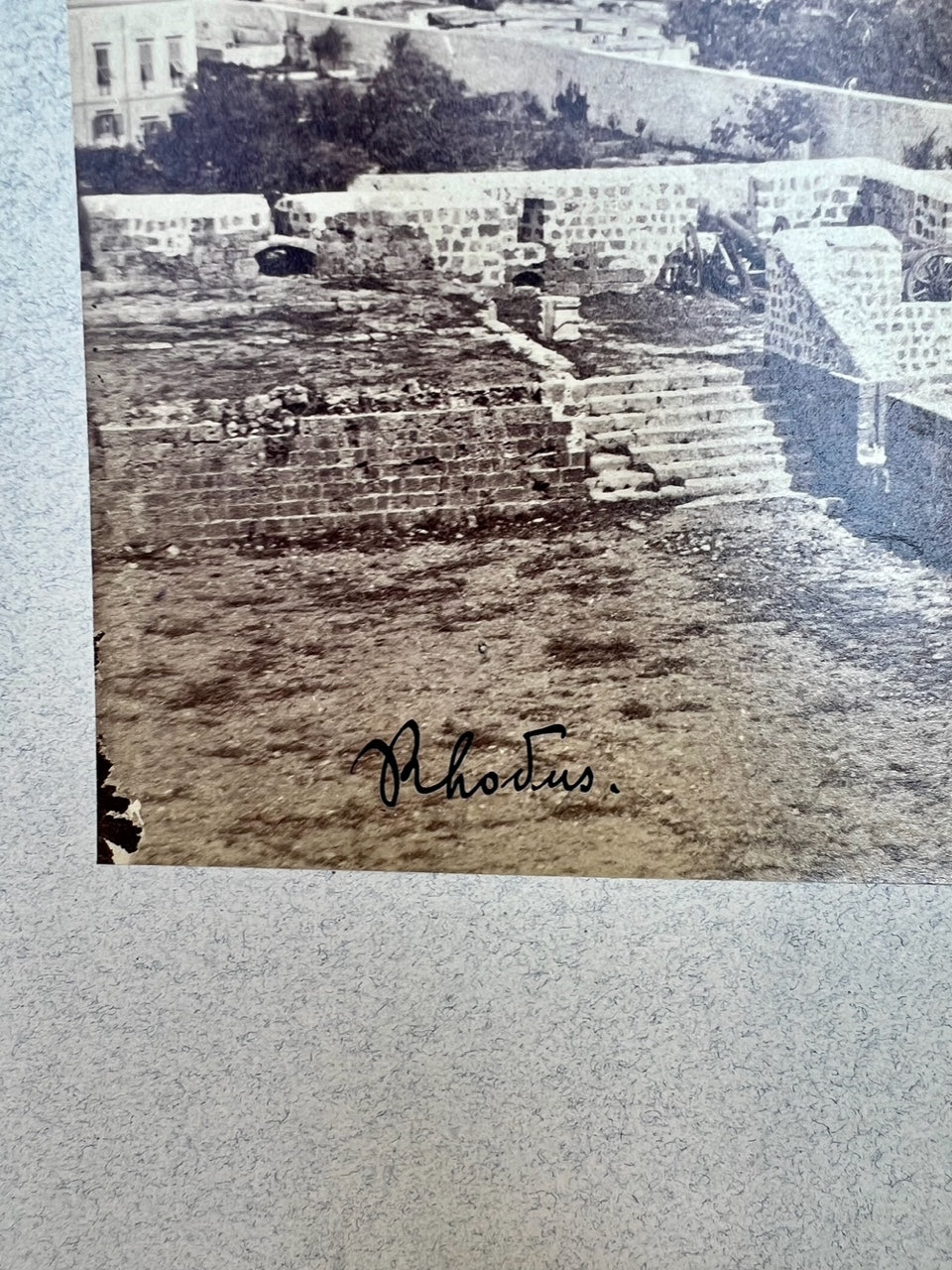 Photographie Rhodos Griechenland Hafen 1910