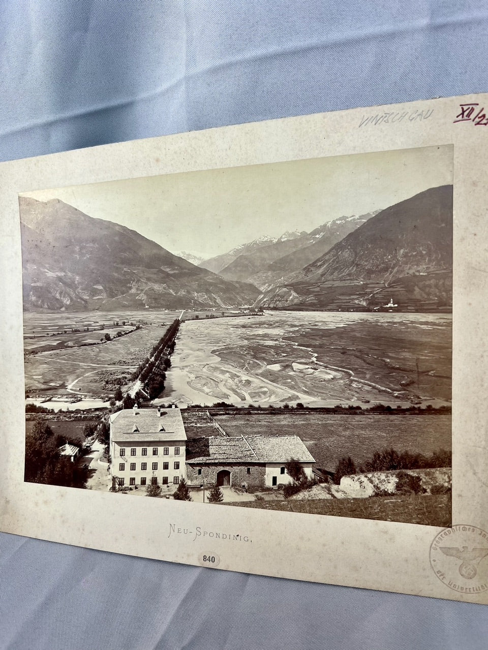 Photographie Neu-Spondinig Südtirol Vinschgau 1920