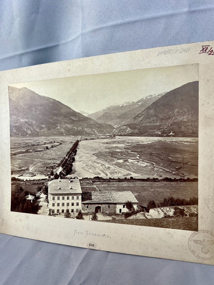 Photographie Neu-Spondinig Südtirol Vinschgau 1920