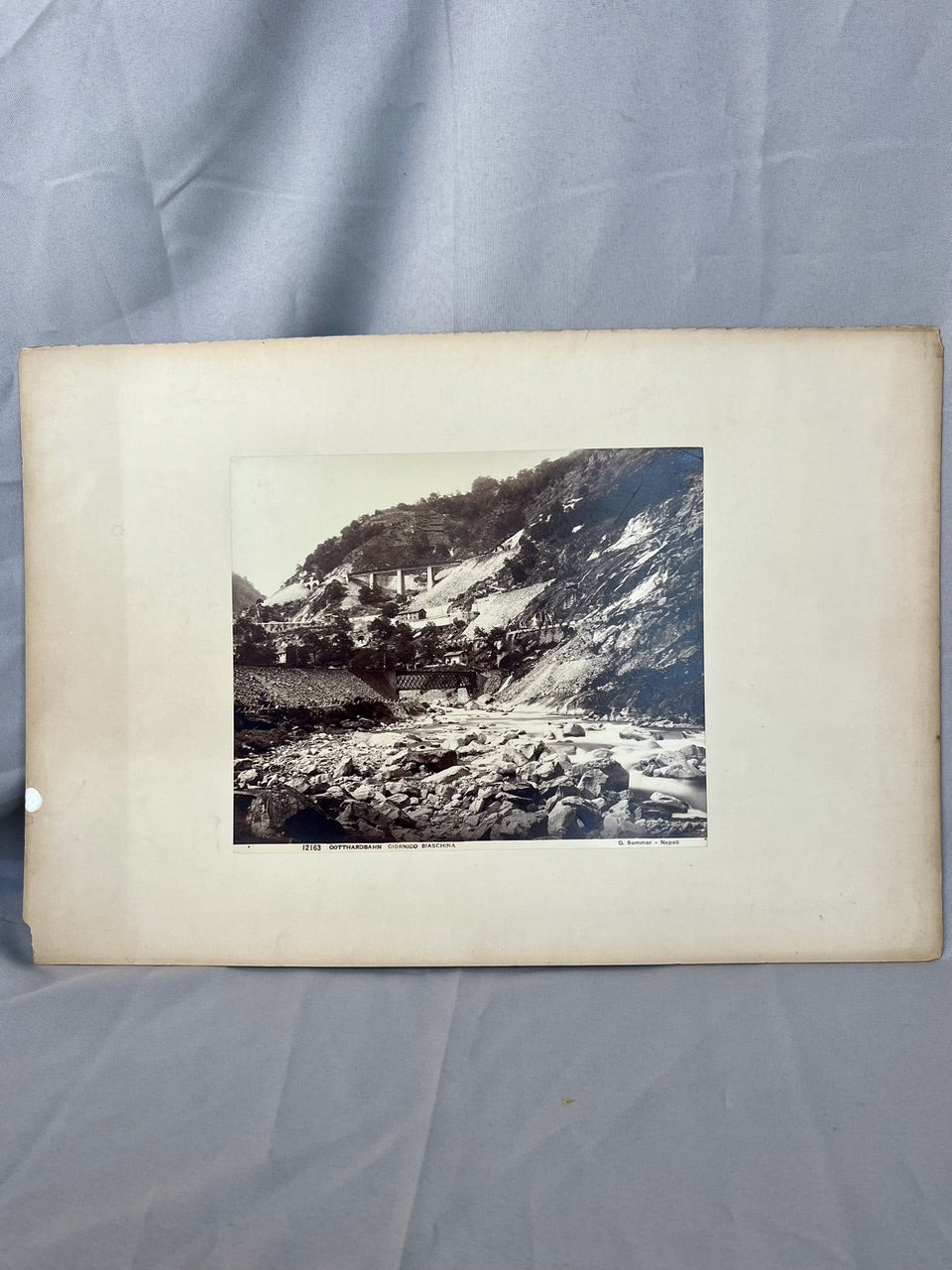 Photographie Gotthardbahn 1910