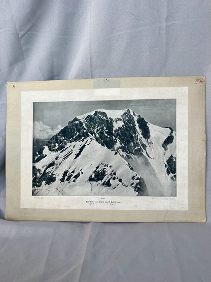 Ortler vom Gipfel des M. Zebrù 1910