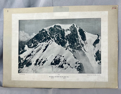 Ortler vom Gipfel des M. Zebrù 1910
