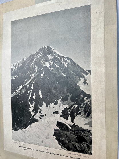 Königsspitze Alpen Photographie 1910