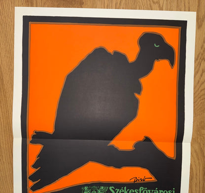 Jugendstil Plakat Zoo Budapest 1914 Michael Biro Allatkert | Vintage Wandbild
