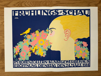 Plakat Frühlingsschau 1914 Julius Klinger | Jugendstil Art Nouveau Poster Vintage