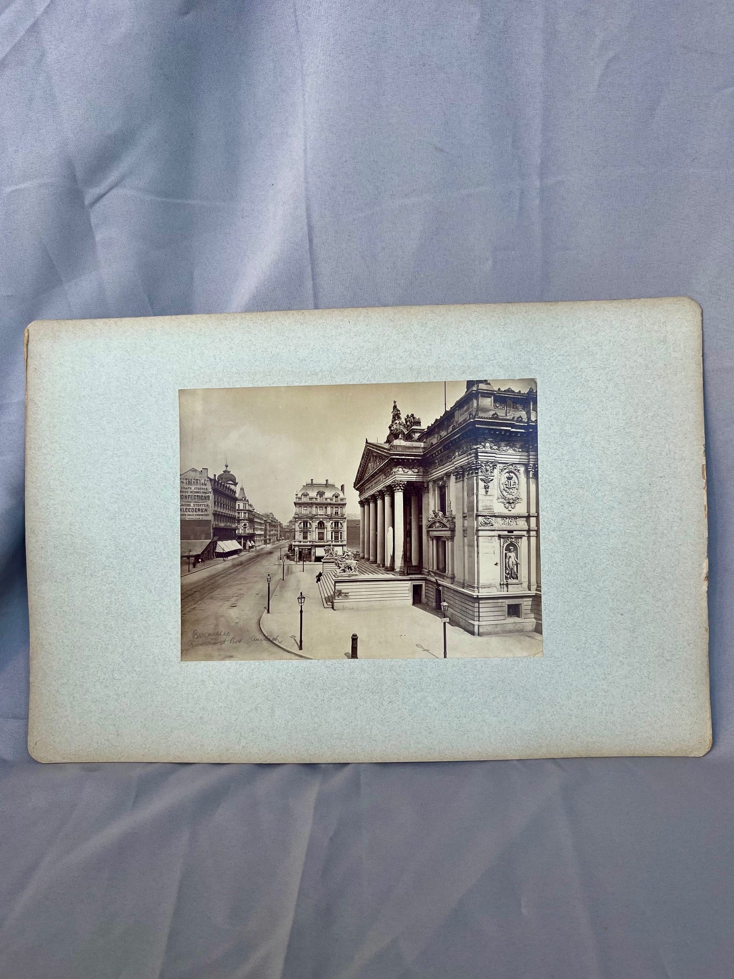 Brüssel Börse & Boulevard Anspach 1910